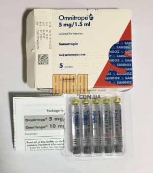 Omnitrope 5 mе/1.5 ml Somatropin